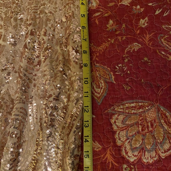 Betsy & Adam Rose Gold Maxi Dress - Picture 9 of 9